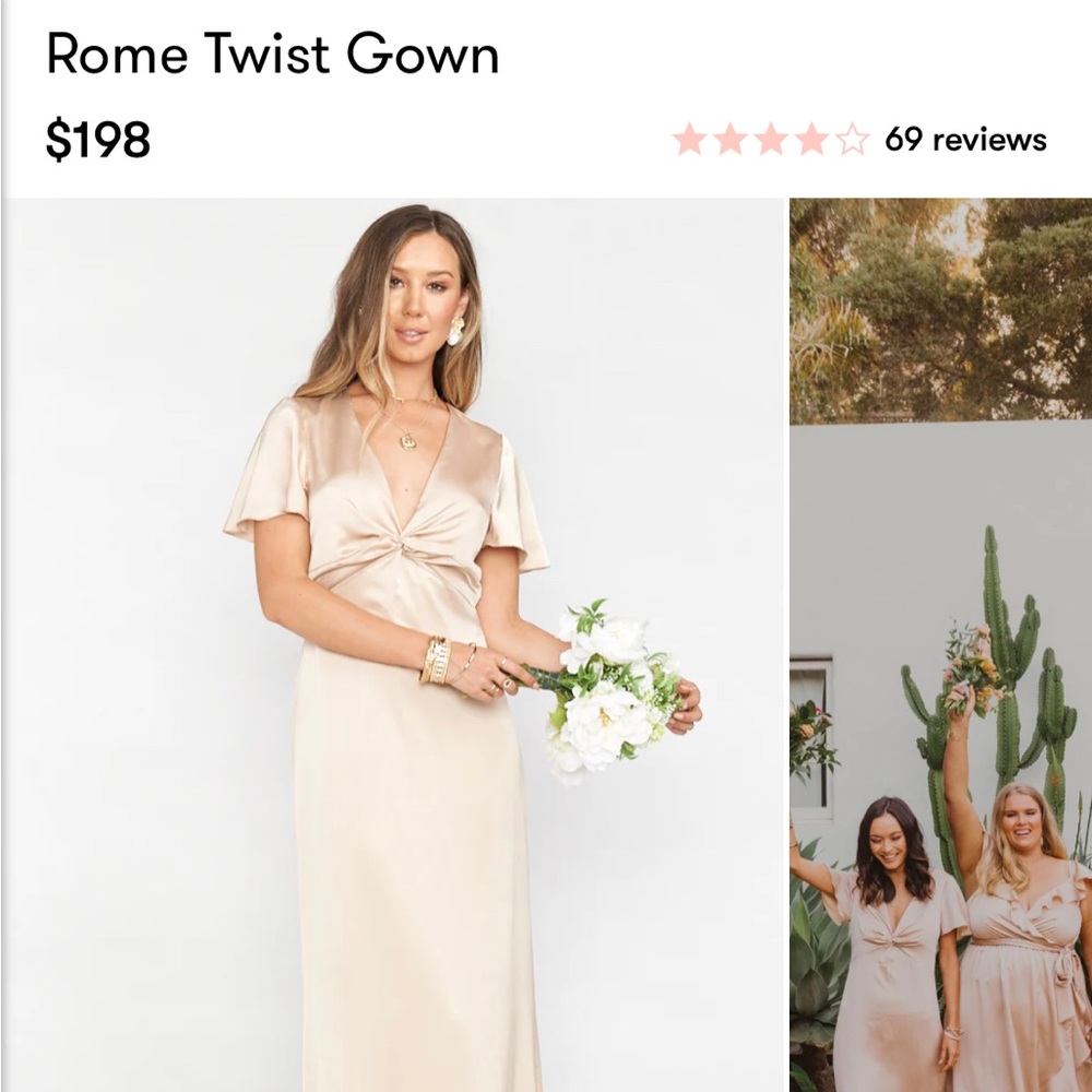 BNWT Show Me Your Mumu Bridesmaid Dress
